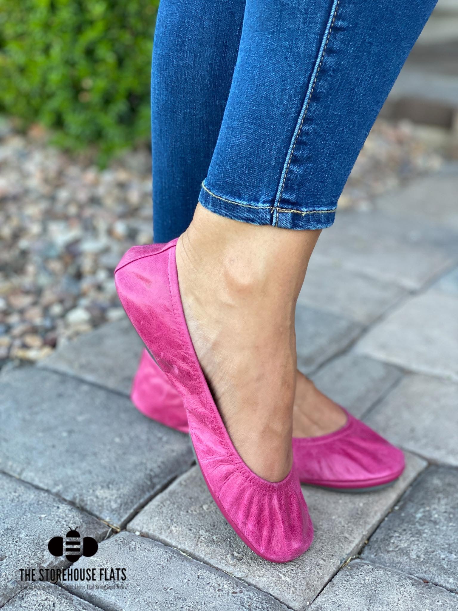 BRIGHT PINK OIL TANNED | IN STOCK - The Storehouse Flats