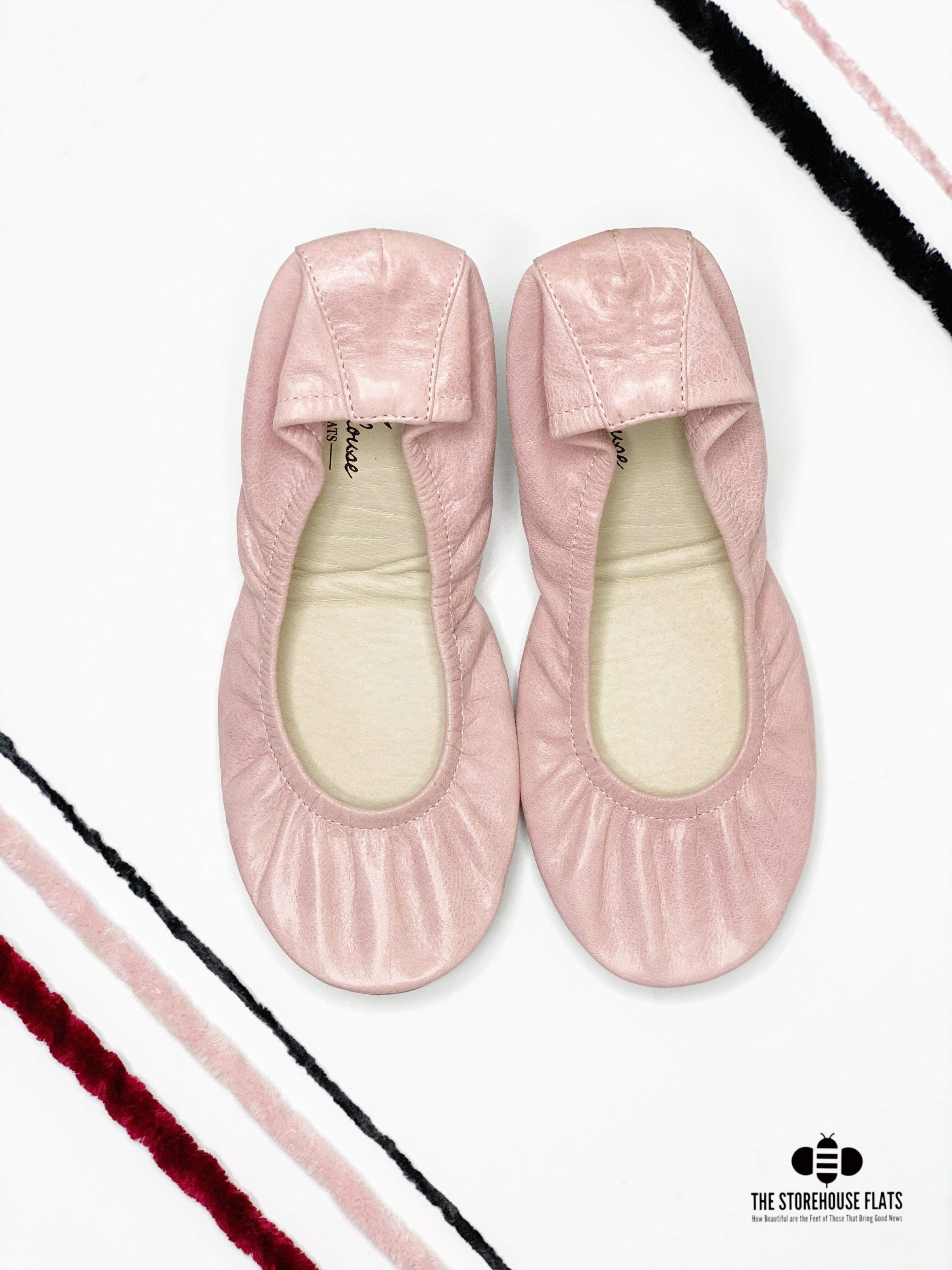 BALLET PINK OIL TANNED | IN STOCK - The Storehouse Flats