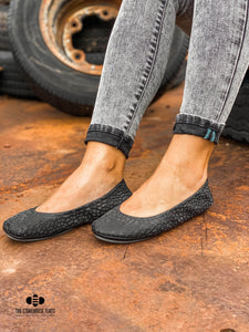 DUSK RAISED SUEDE | IN STOCK - The Storehouse Flats