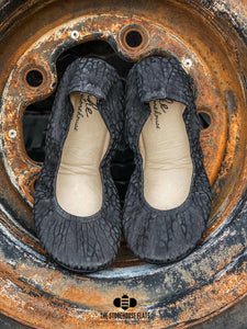 DUSK RAISED SUEDE | IN STOCK - The Storehouse Flats