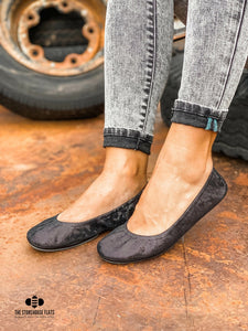 GUNMETAL SHIMMER | IN STOCK - The Storehouse Flats