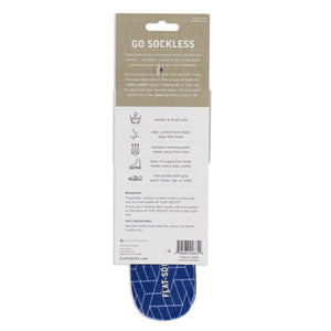 Terry Flat Socks - Blue - The Storehouse Flats