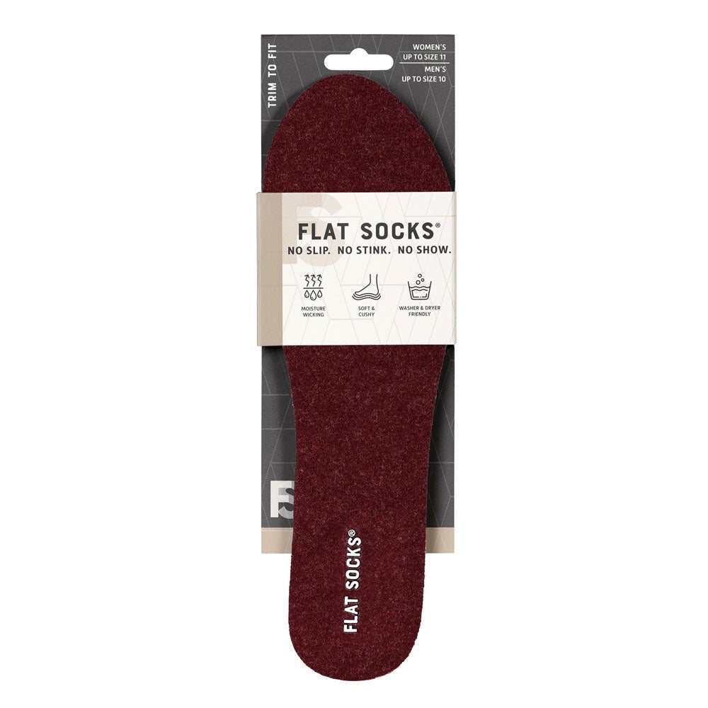 Micro Wool Flat Socks - Electric Magenta