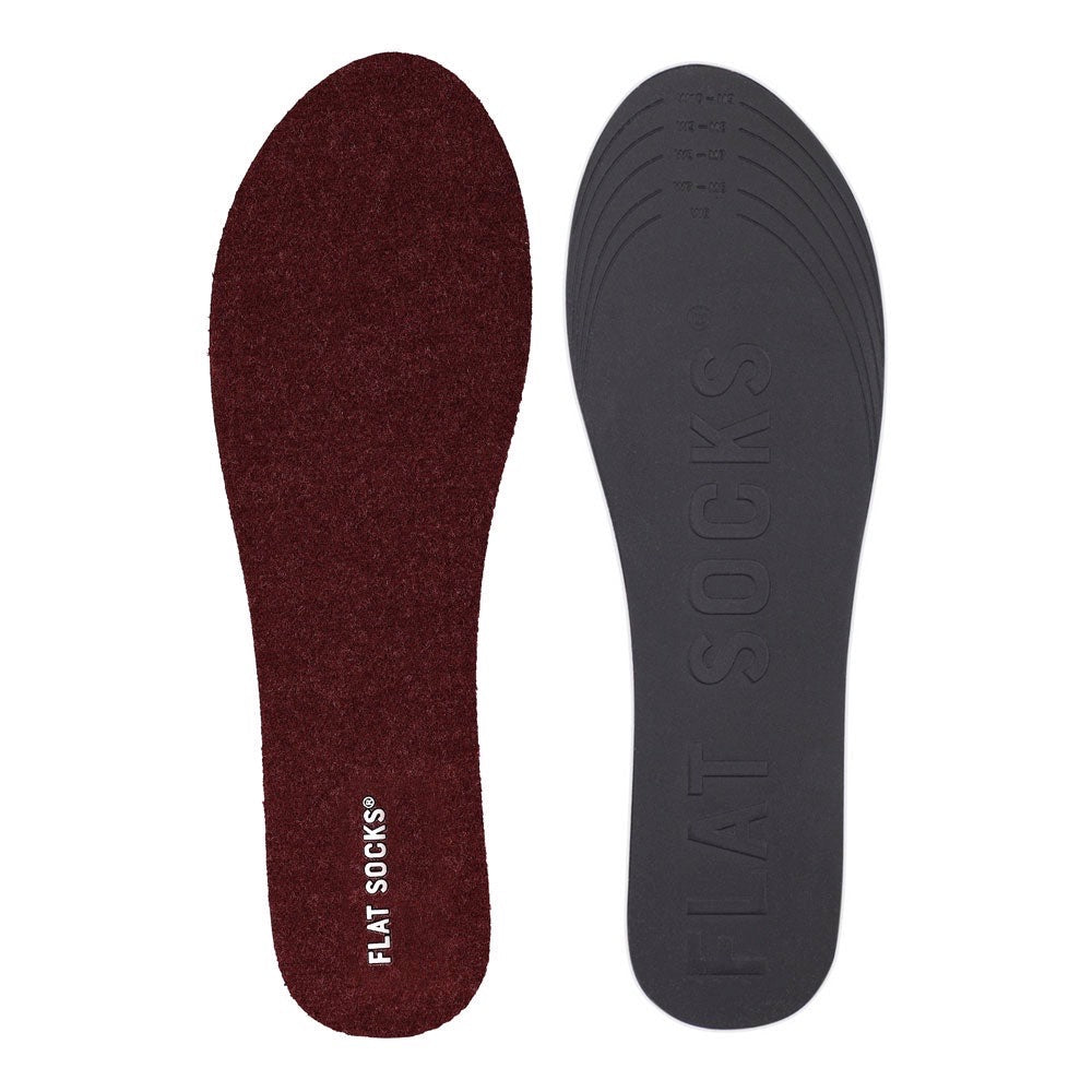 Micro Wool Flat Socks - Electric Magenta