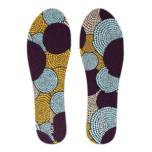 Knit Flat Socks - Mosaic Bloom