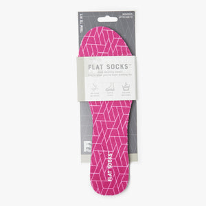 Terry Flat Socks - Pink - The Storehouse Flats