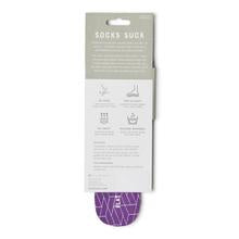 Terry Flat Socks - Purple Passion - The Storehouse Flats