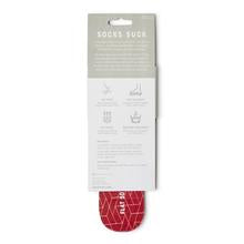 Terry Flat Socks - Red - The Storehouse Flats