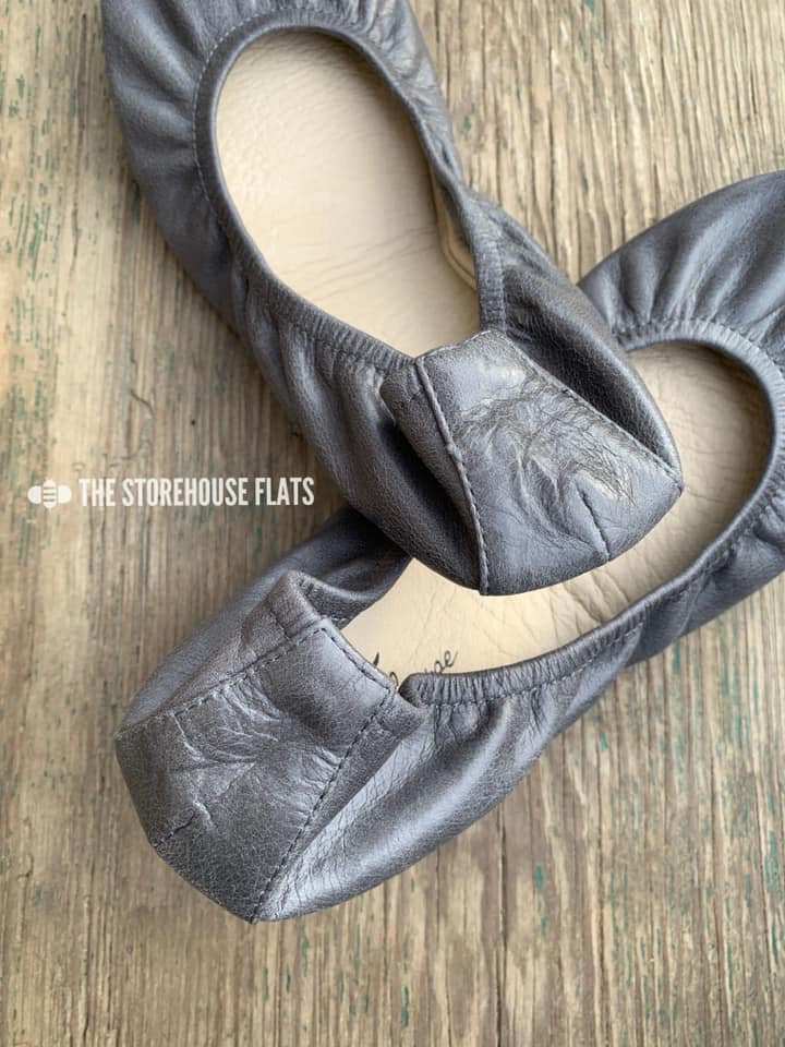 SLATE GRAY (Oil Tanned)- In-stock, ship now - The Storehouse Flats