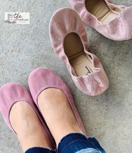 MAUVE SUEDE- In-stock, ship now - The Storehouse Flats