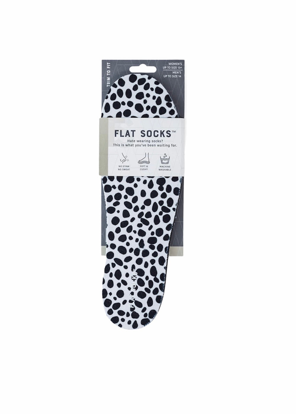 Terry Flat Socks - Dalmatian - The Storehouse Flats