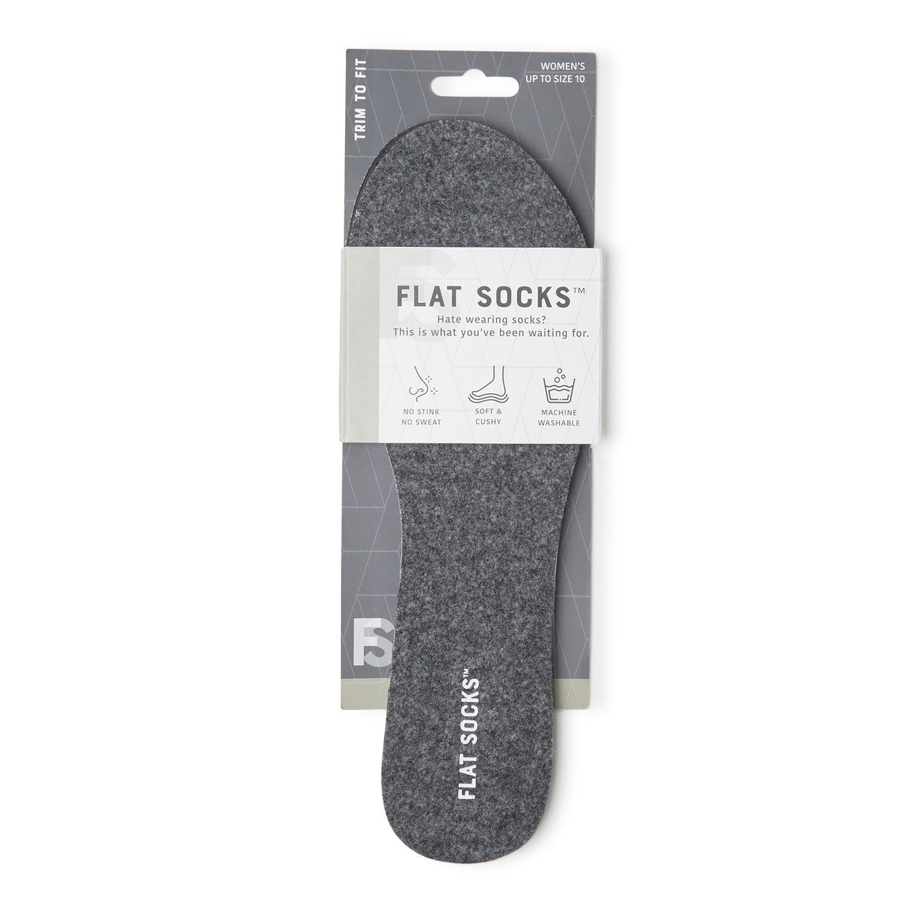 Micro Wool Flat Socks - Dark Heather Grey - The Storehouse Flats