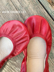 CHERRY RED (Oil Tanned)- In-stock, ship now - The Storehouse Flats