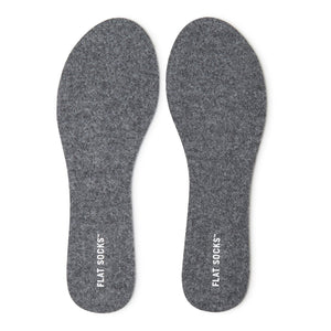 Micro Wool Flat Socks - Dark Heather Grey - The Storehouse Flats