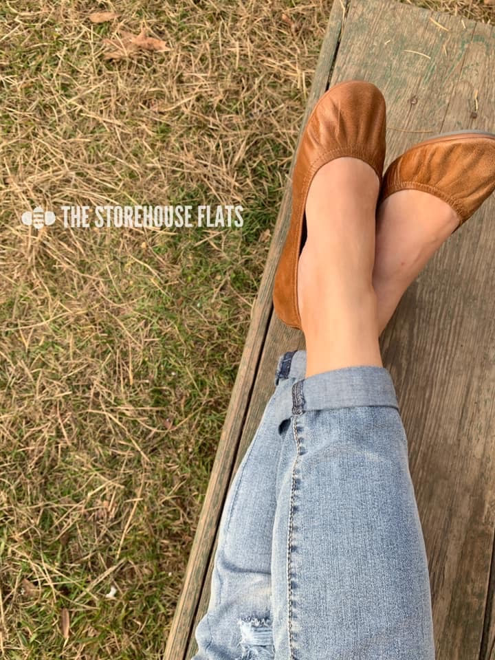 SADDLE BROWN (Oil Tanned)- In-stock, Ship now - The Storehouse Flats