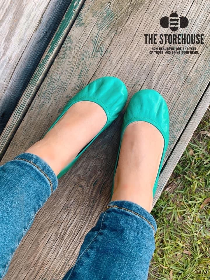 JUNGLE GREEN (Oil Tanned)- In Stock, Ship Now! - The Storehouse Flats