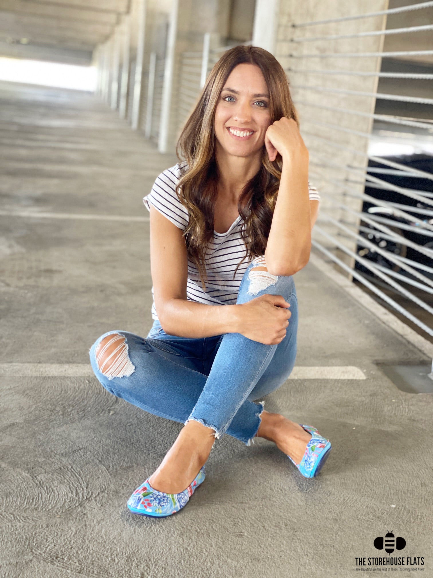 FREEDOM FLORAL LIGHT BLUE | SPECIAL PREORDER - The Storehouse Flats