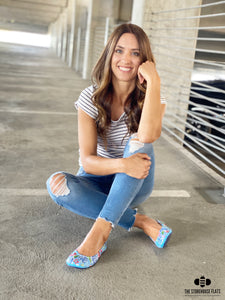 FREEDOM FLORAL LIGHT BLUE | SPECIAL PREORDER - The Storehouse Flats