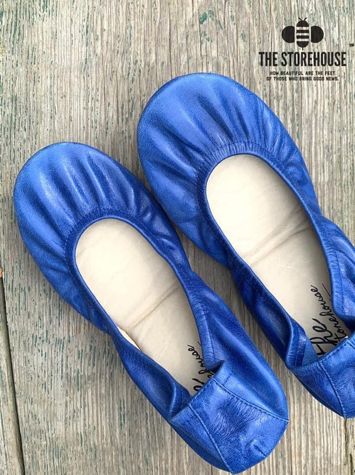 COBALT BLUE (Oil Tanned)- In-stock, ship now - The Storehouse Flats
