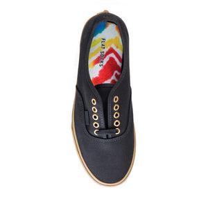 Terry Flat Socks - Red Tie Dye - The Storehouse Flats