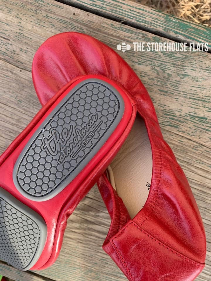 CHERRY RED (Oil Tanned)- In-stock, ship now - The Storehouse Flats