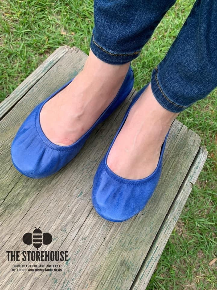 COBALT BLUE (Oil Tanned)- In-stock, ship now - The Storehouse Flats