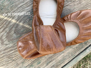 SADDLE BROWN (Oil Tanned)- In-stock, Ship now - The Storehouse Flats