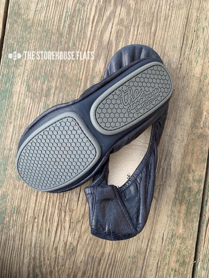 TRUE NAVY (Oil Tanned)- In-stock, ship now - The Storehouse Flats