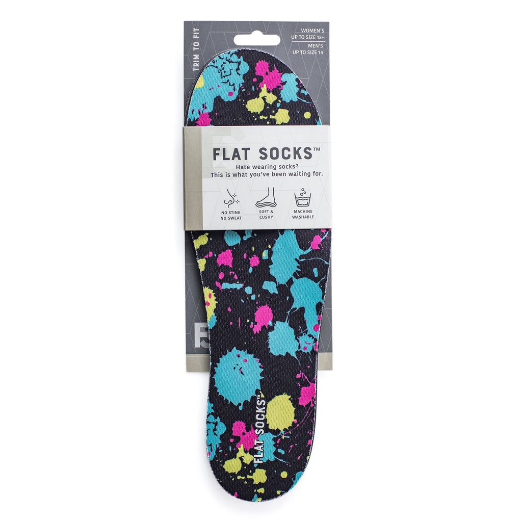 Mesh Flat Socks - Paint Splatter - The Storehouse Flats