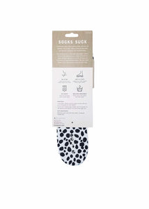 Terry Flat Socks - Dalmatian - The Storehouse Flats