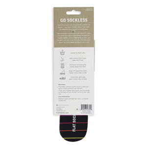 Mesh Flat Socks - Rainbow Pinstripe - The Storehouse Flats