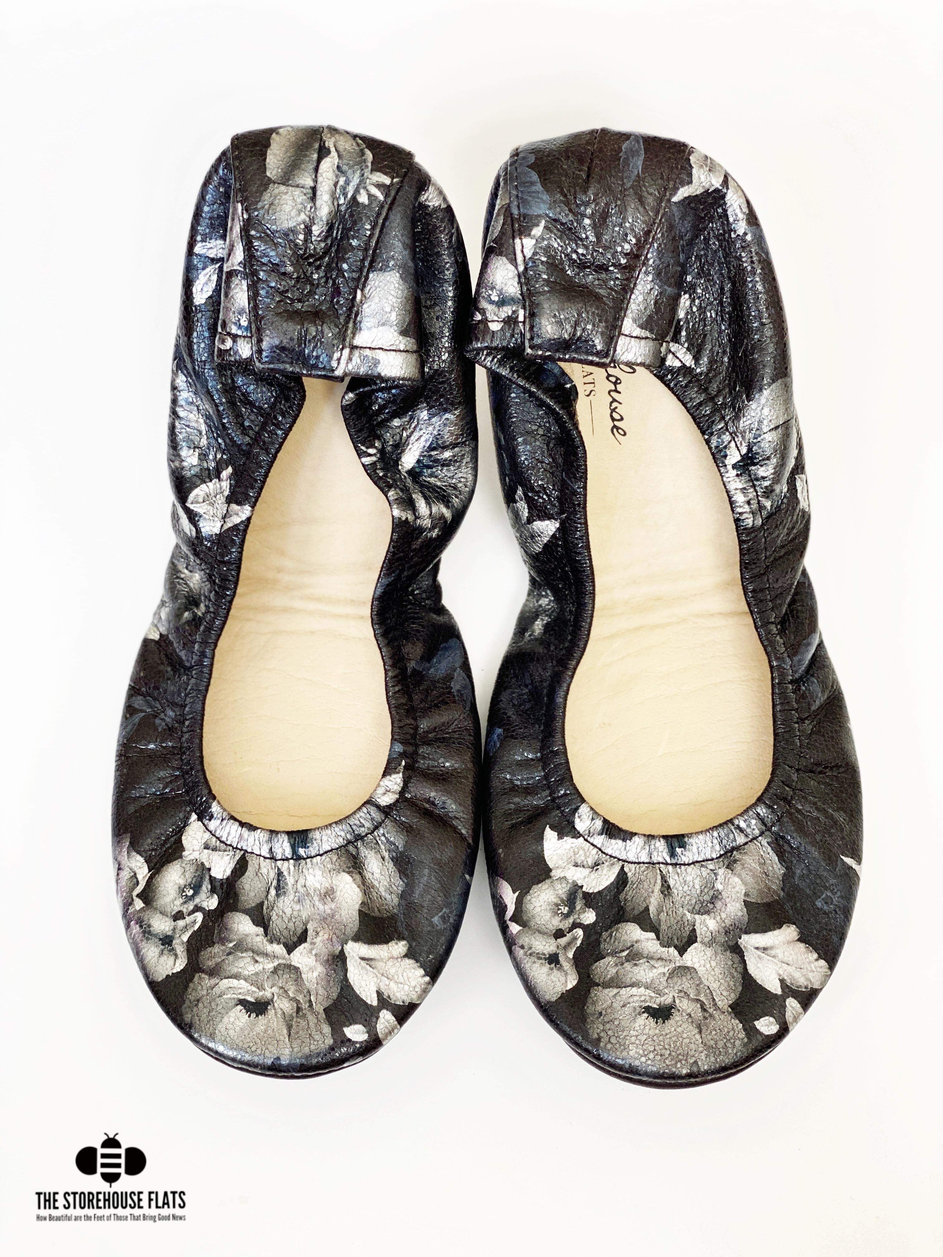CHARCOAL ANTIQUE FLORAL | IN STOCK