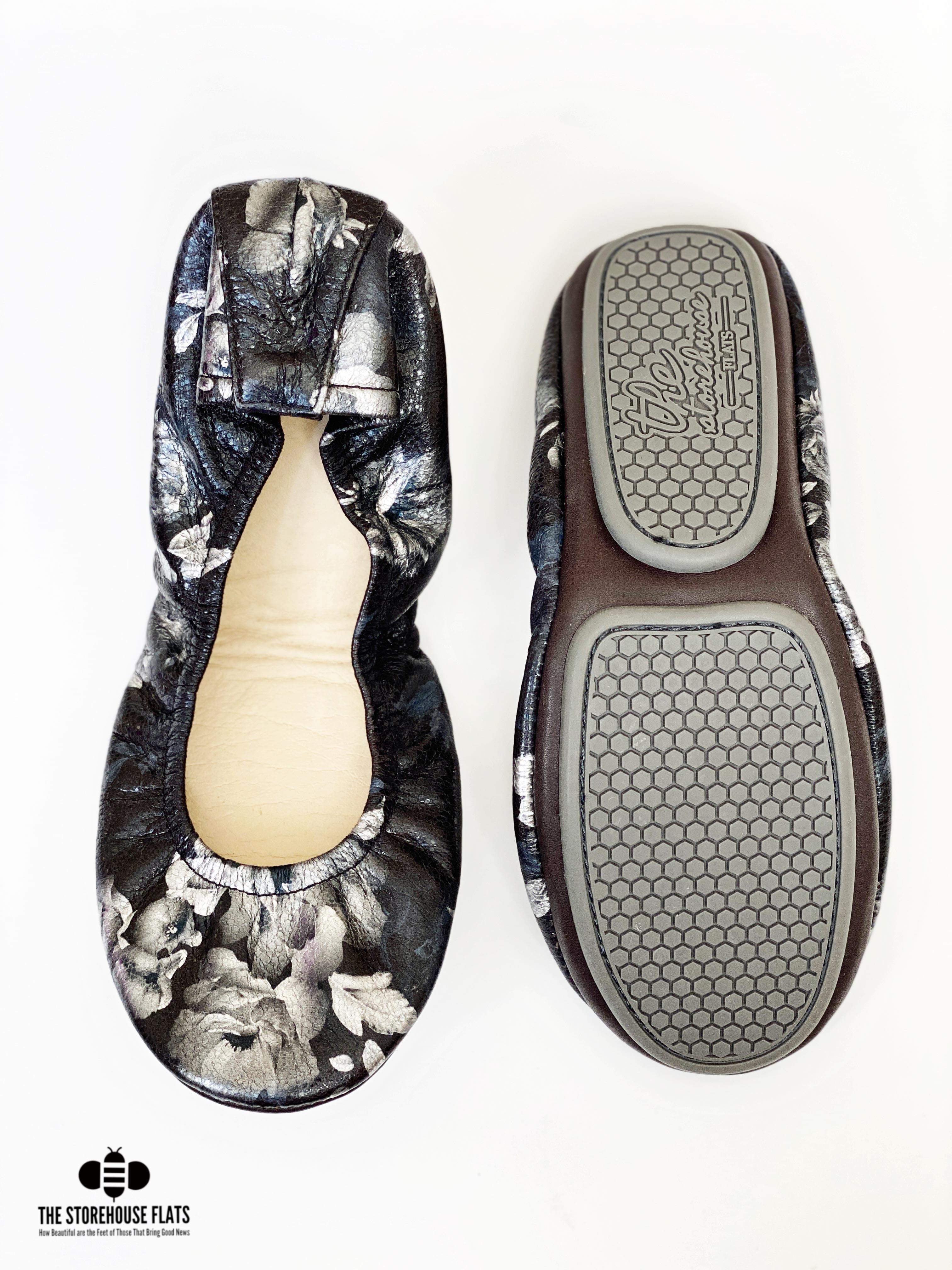 CHARCOAL ANTIQUE FLORAL | IN STOCK