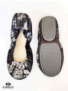 CHARCOAL ANTIQUE FLORAL | IN STOCK