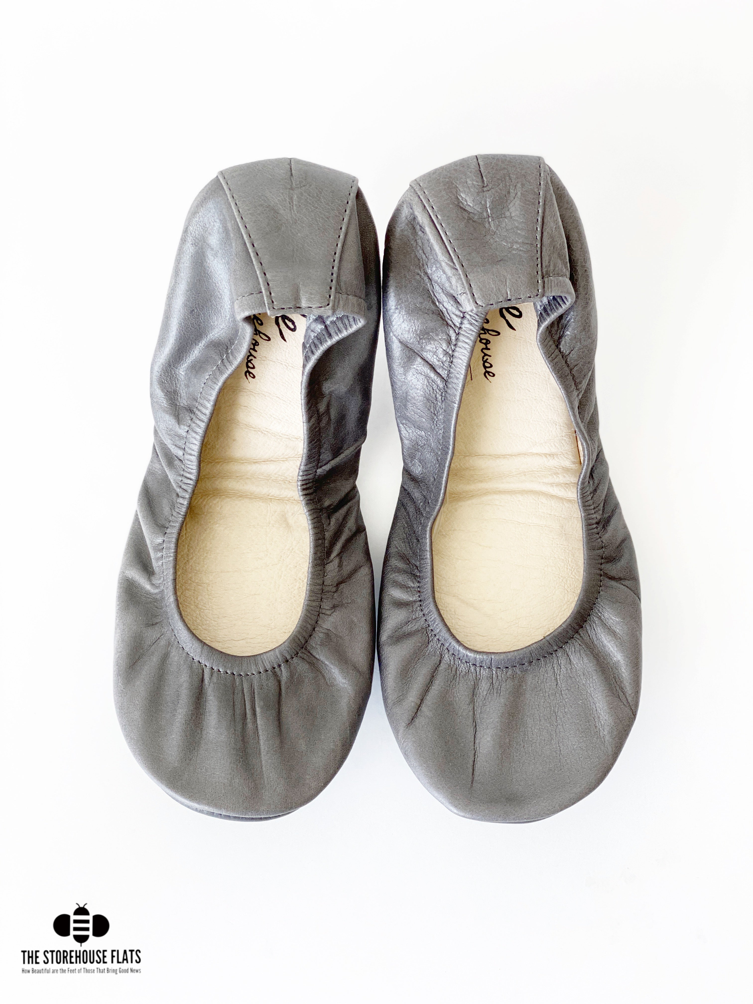 SLATE GRAY OIL TANNED | IN STOCK - The Storehouse Flats