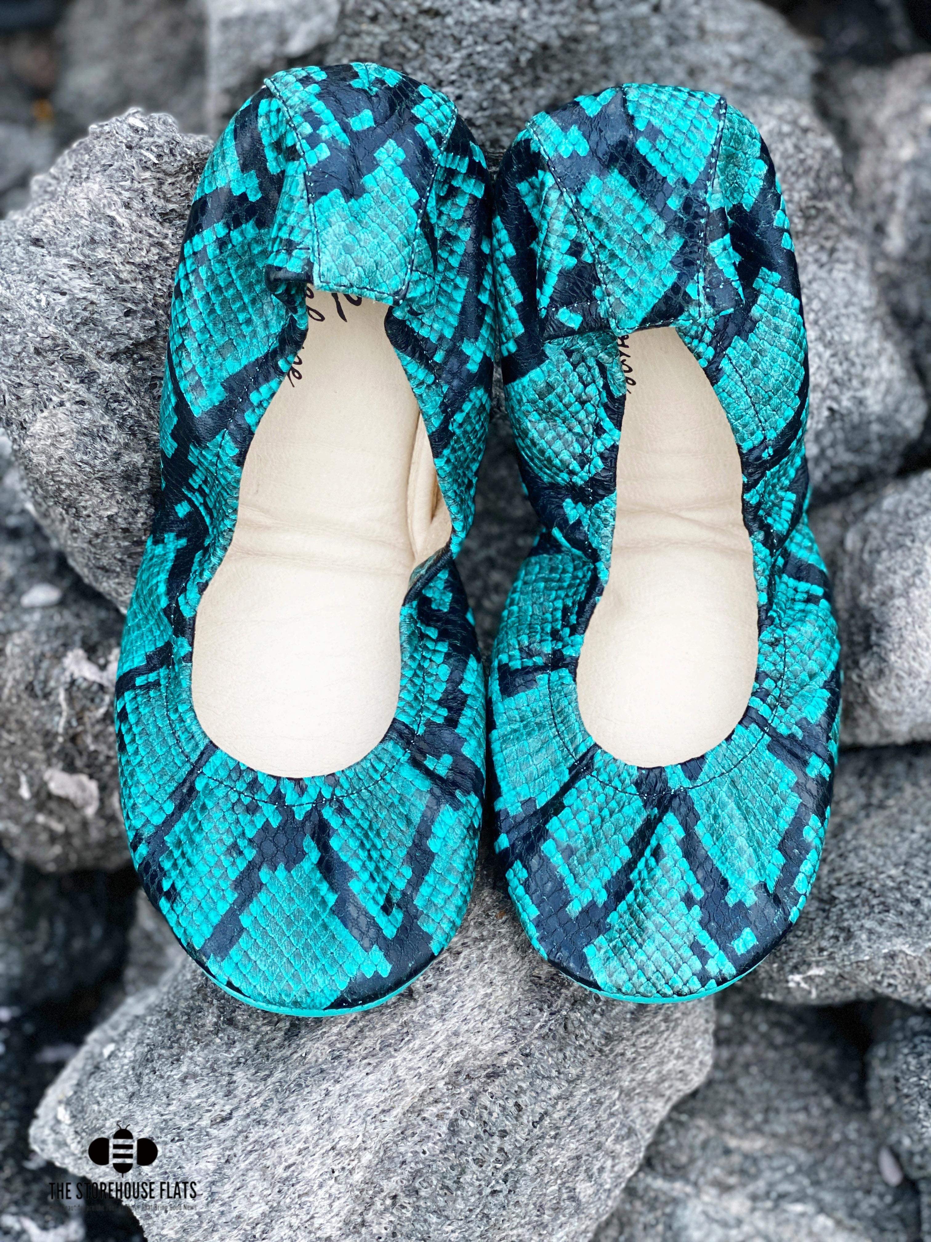 TEAL SNAKES | JANUARY PREORDER - The Storehouse Flats