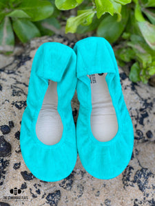TROPICAL GREEN SUEDE | APRIL PREORDER - The Storehouse Flats